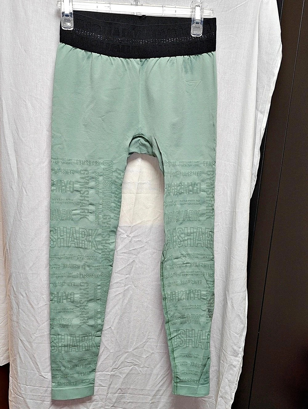 Gymshark Vision Leggings Green & Black Size M